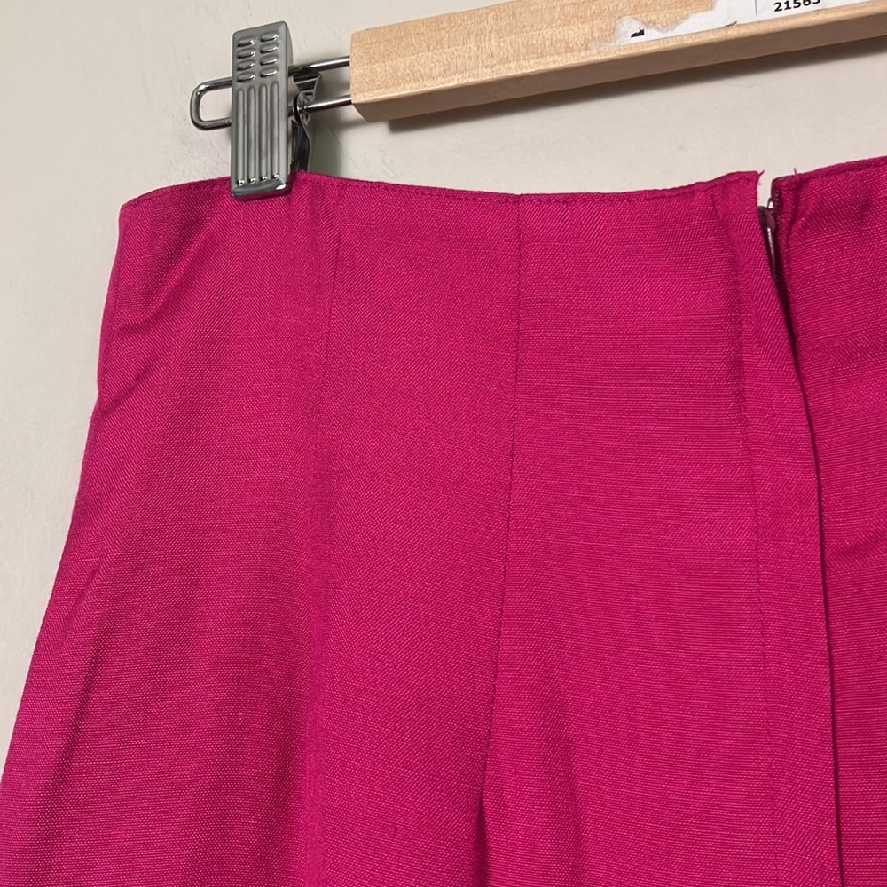 Vintage 80s blazer & Pencil Skirt set Selma Bos Canada pink peplum retro - Picture 12 of 15